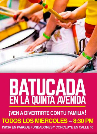 Batucada en la 5ta Avenida