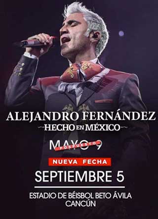 Alejandro Fernandez en Cancun